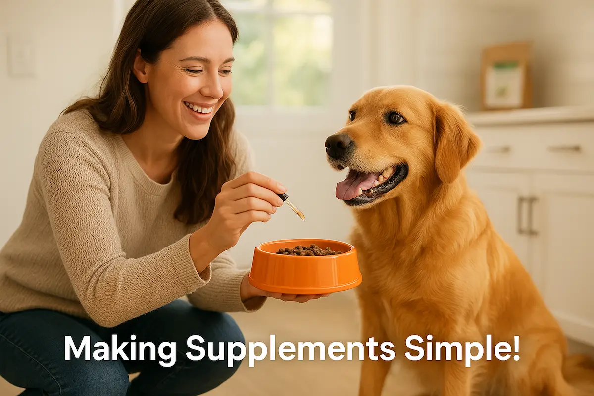 Best Dog Supplements for Joint and Digestive Health in 2025: Essential 6, Pro-Kolin, SeaFlex, 4CYTE & More 7 Paw Osteosupport supporting a senior dog’s joint health