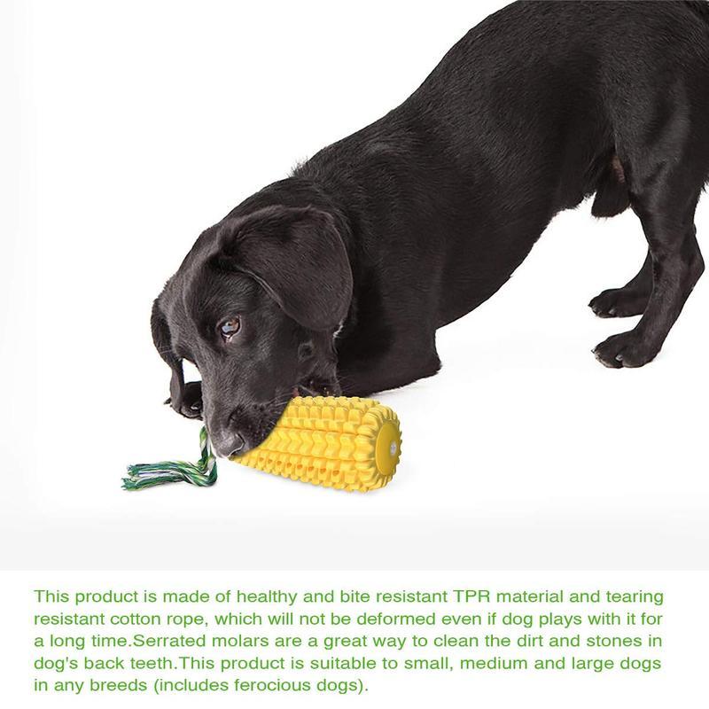 Squeaky Corn Stick Rope Chew Toy for Dogs 7 Squeaky Corn Stick Rope Chew Toy for Dogs - Image 7