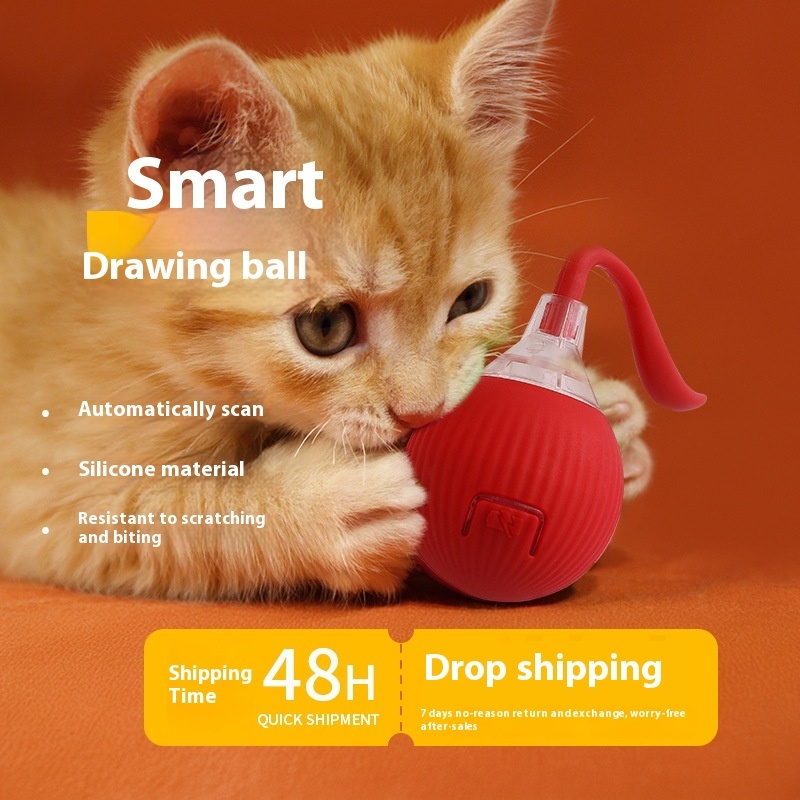 Interactive Cat Toy Ball Super Drive Cat Rolling Ball 3 Interactive Cat Toy Ball Super Drive Cat Rolling Ball - Image 3