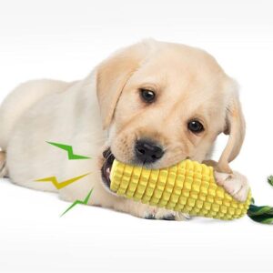 Squeaky Corn Stick Rope Chew Toy for Dogs