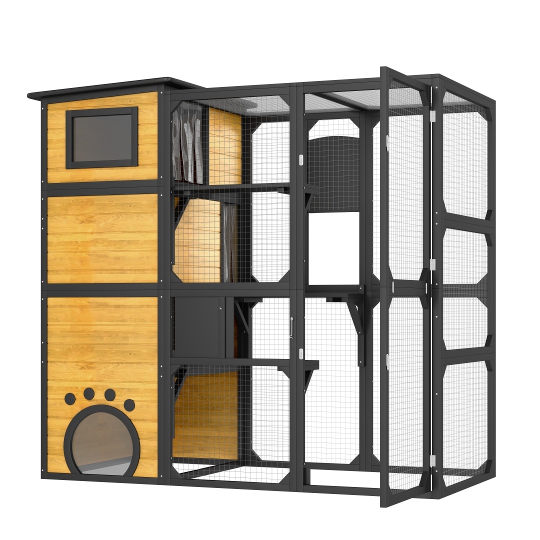 GO Large 4-Tier Outdoor Cat Catio House 3 GO Large 4-Tier Outdoor Cat Catio House - Image 3