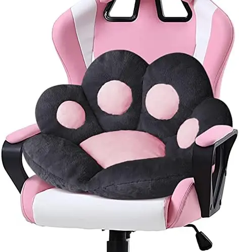 Cute paw cushion plush seat
